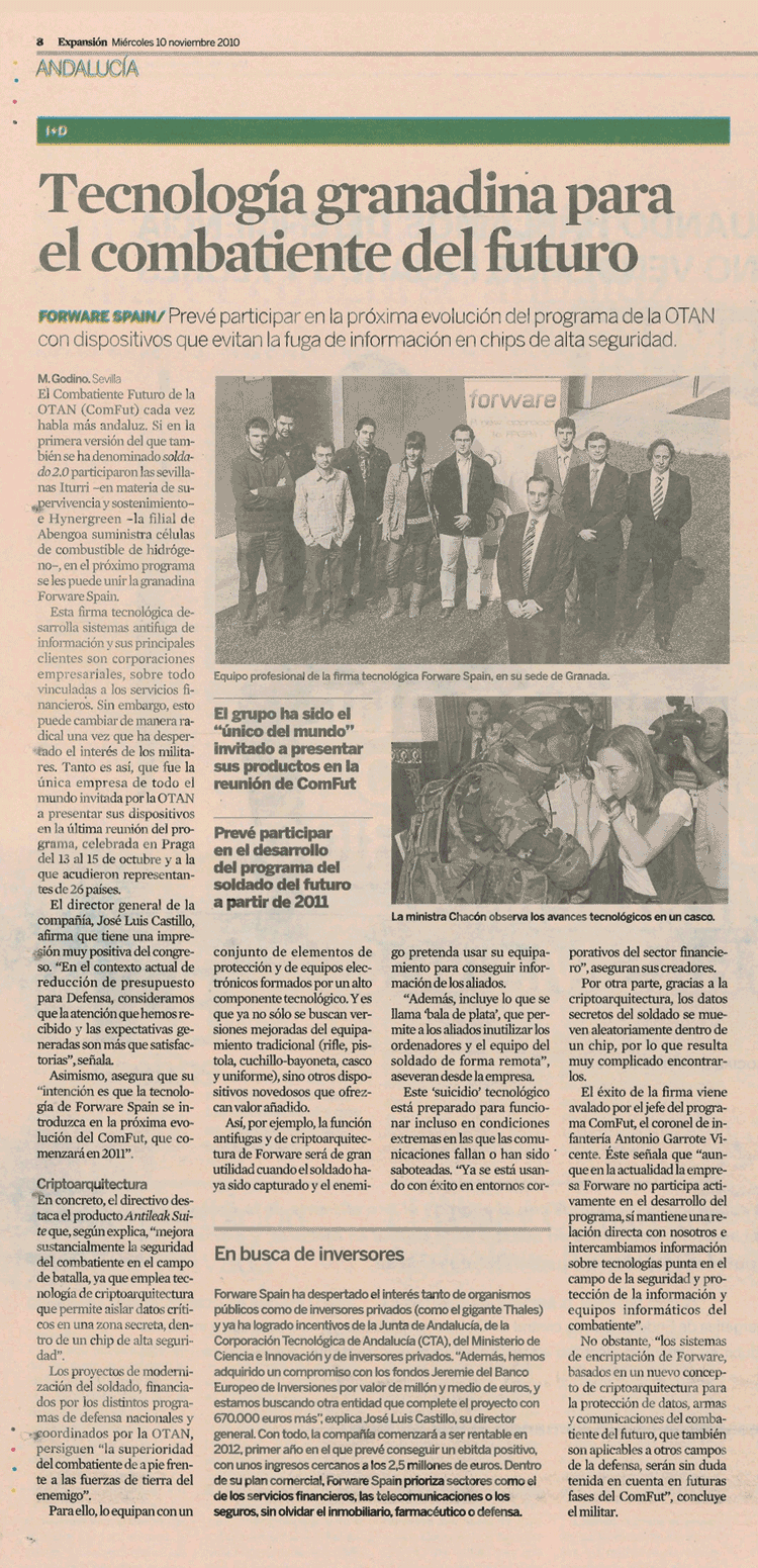 Artículo Expansión - 10.11.2010